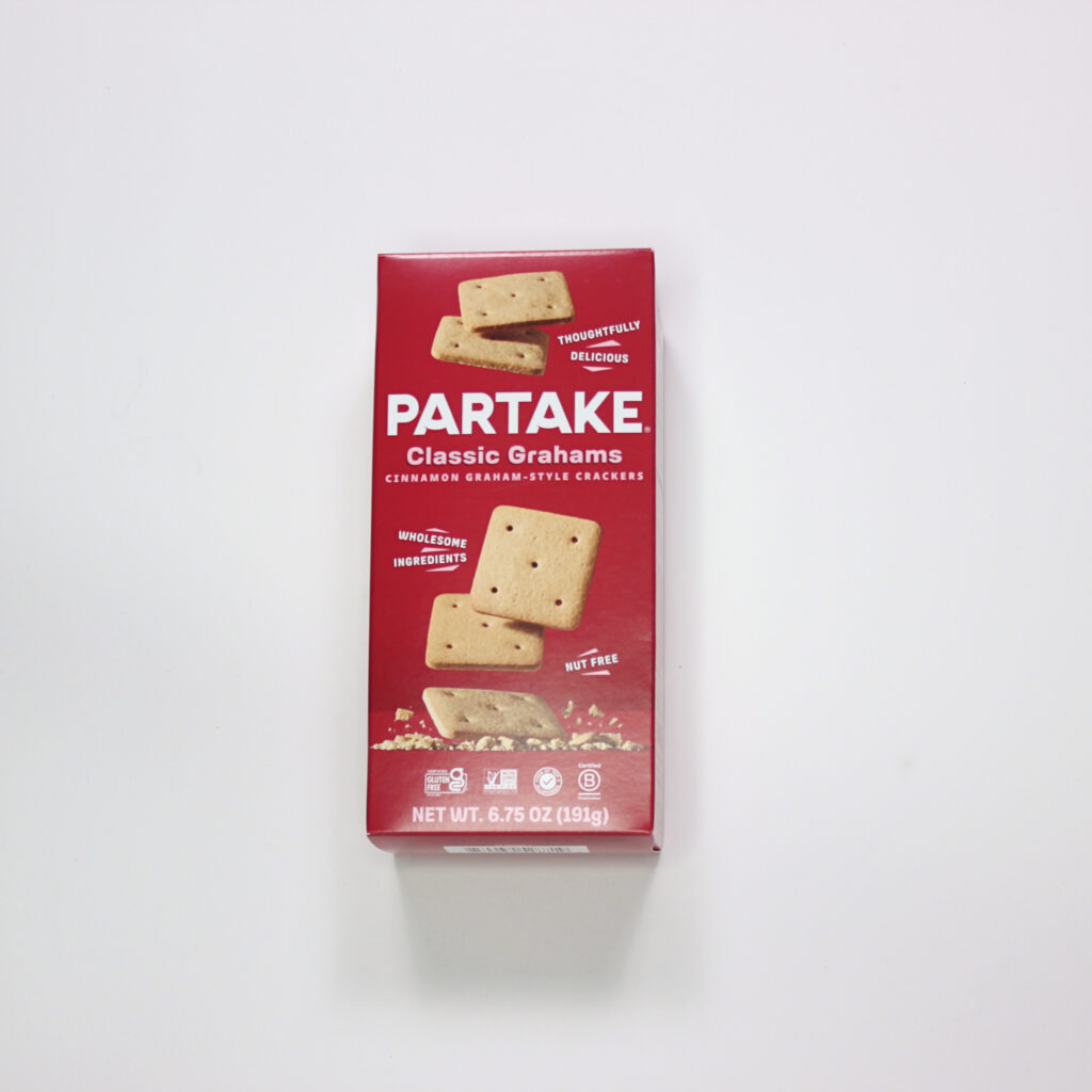 Box of gluten free graham crackers