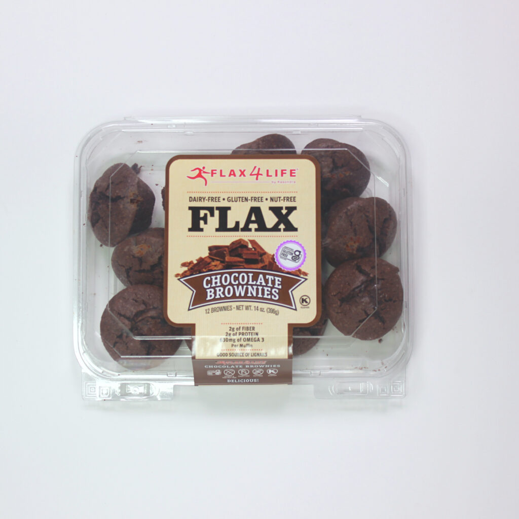 Package of gluten free brownies
